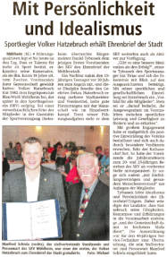 Ausschnitt OFFENBACH POST vom 13.12.2011